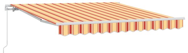 VidaXL Napernyő Sárga és narancs 350 x 250 x 165 cm Poliészter