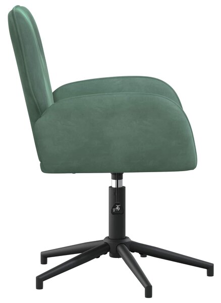 VidaXL Forgós Íróasztali Székek 2 db 54 x 55 x 90 cm Tengeri Zöld