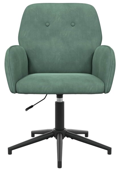 VidaXL Forgós Íróasztali Székek 2 db 54 x 55 x 90 cm Tengeri Zöld