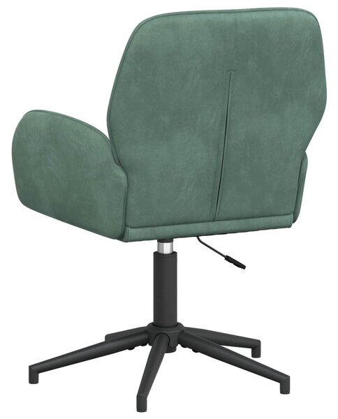 VidaXL Forgós Íróasztali Székek 2 db 54 x 55 x 90 cm Tengeri Zöld
