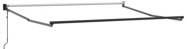 Napernyő Zöld és Fehér 350 x 250 cm Poliészter és fém