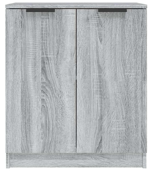 VIDAXL - Tálalóasztal - Sonoma Szürke Fa - 2 db - 60x30x70 cm
