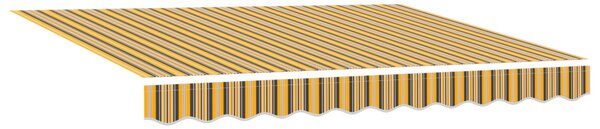 Behúzható napellenző Sokszínű 300 x 250 cm Vászon és Alumínium