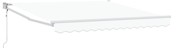 Napernyő Fehér 350 x 250 cm Poliészter és fém