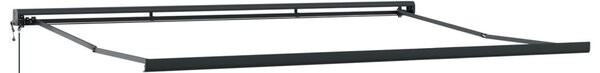 Behúzható napellenző Sokszínű 400 × 300 cm Szövet, Fém