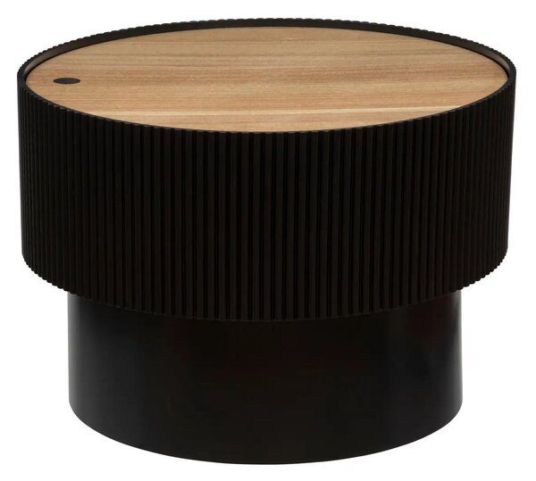 Atmosphera Enola Dohányzóasztal, MDF, 55 cm - Fekete