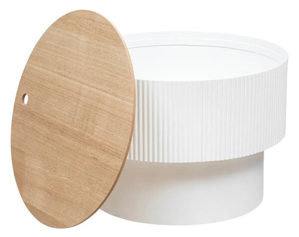 Atmosphera Enola Dohányzóasztal, MDF, 55 cm - Fekete