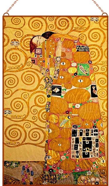 Klimt - Várakozás és beteljesedés üvegkép, falikép