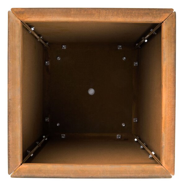 G21 Corten Square virágláda, 30 x 60 x 30 cm