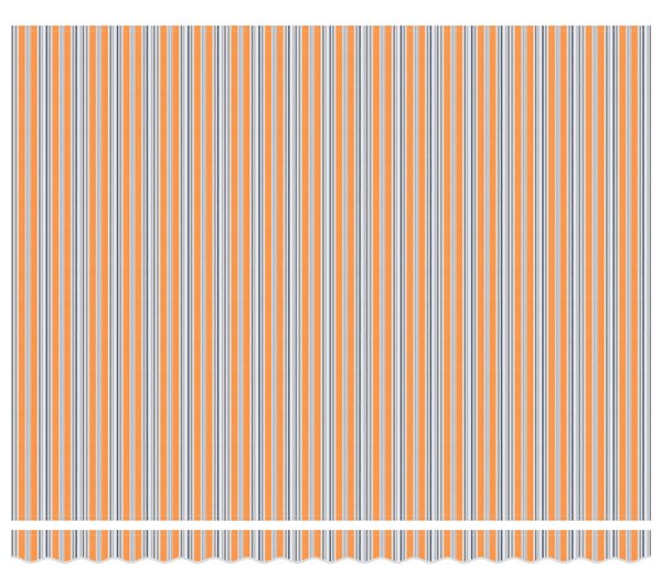 Behúzható napellenző Sokszínű 400 × 300 cm Szövet, Fém
