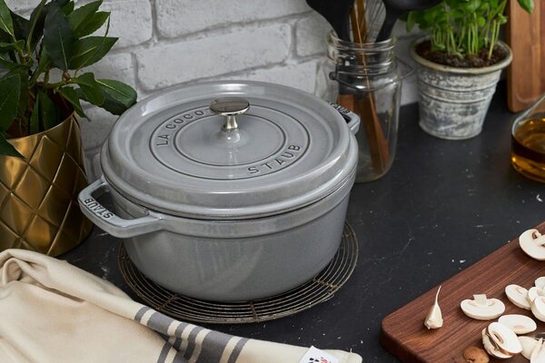 Zwilling Staub Roaster Öntöttvas főzőedény 20cm - Szürke