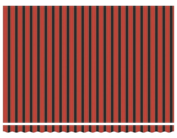 Napernyő Narancs és Barna 450 x 300 x 165 cm Pamut és Alumínium