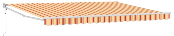Napernyő Sárga és narancs 450 x 300 x 165 cm Poliészter és fém