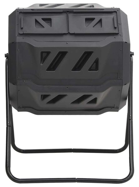 Forgó Komposztáló Láda - 160 Liter - Fekete