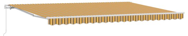 Behúzható napellenző Sokszínű 500 × 300 cm Szövet és Fém