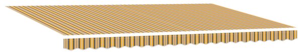 Behúzható napellenző Sokszínű 500 × 300 cm Szövet, Fém