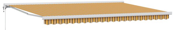 Behúzható napellenző Sokszínű 500 × 300 cm Szövet, Fém
