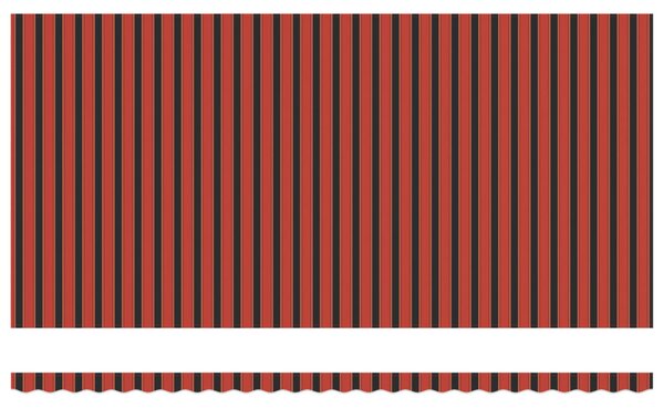 Kézi Behúzható Napellenző LED-del Narancs és Barna 600x300 cm