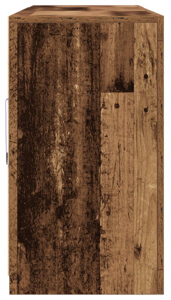 LED tálaló LED -es lámpákkal Öreg fa 181 x 37 x 67 cm Faanyag