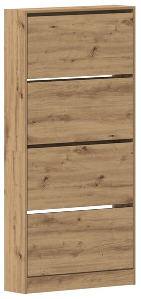 Cipőszekrény 80 x 21 x 163,5 cm Szerelt Fa Artisan tölgy