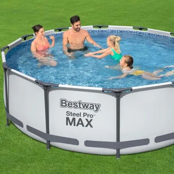 Bestway Steel Pro Max fémvázas medence+kiegészítők – 366 x 76 cm