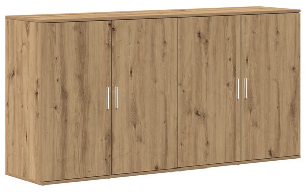 2 db-os oldalpultok, artisztikus tölgy, 79x38x80 cm, mérnöki fa