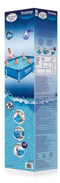 Bestway Amalfi Mini 221x150x43cm Fémvázas medence (FFA 628) - kék