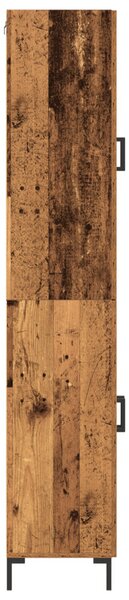 Magasfiú 2 pcs Régi fa 69,5 x 34 x 180 cm Faanyag