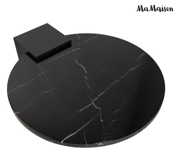 MaMaison Dante Dohányzóasztal Fekete Marquina Márvány Arany-Fekete
