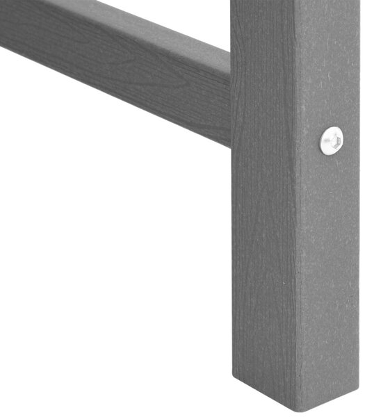 Kerti Étkezőszékek 4 db Világosszürke 65.5x55.5x88 cm HDPE