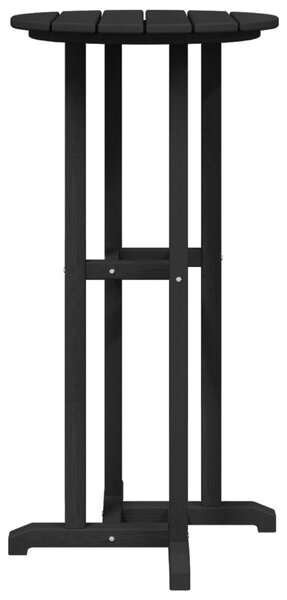 Kerti bár szett 3 db Fekete HDPE