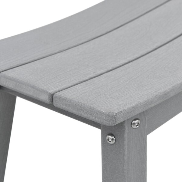 Bárszékek 6 db Világosszürke HDPE