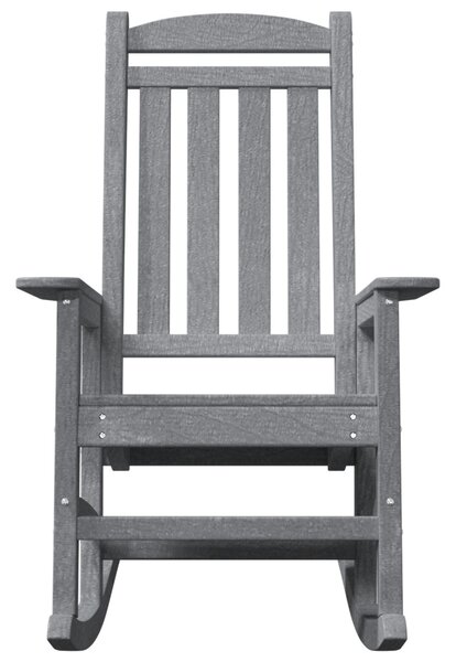 Hintaszék 2 pcs Világosszürke 92 x 70 x 108 cm Polietilén
