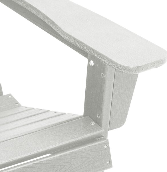 Adirondack Székek 2 db Fehér 74x82x90 cm HDPE