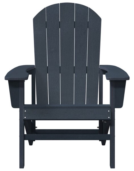 Adirondack székek 2 db Tengerészkék 74x82x90 cm HDPE