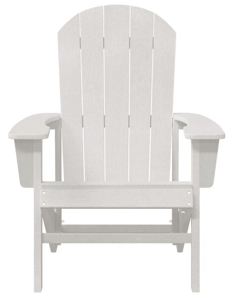 Adirondack Székek 2 db Fehér 74x82x90 cm HDPE