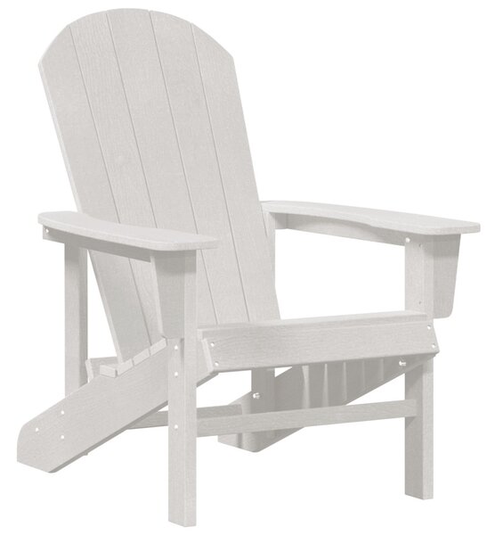 Adirondack Székek 2 db Fehér 74x82x90 cm HDPE