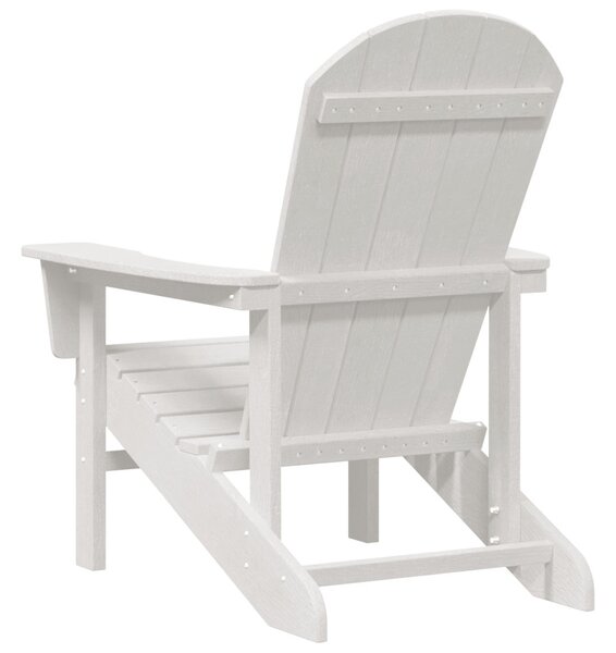 Adirondack Székek 2 db Fehér 74x82x90 cm HDPE