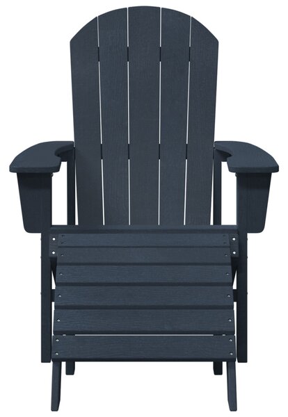 Adirondack szék Sötétkék 82 x 74 x 92 cm HDPE