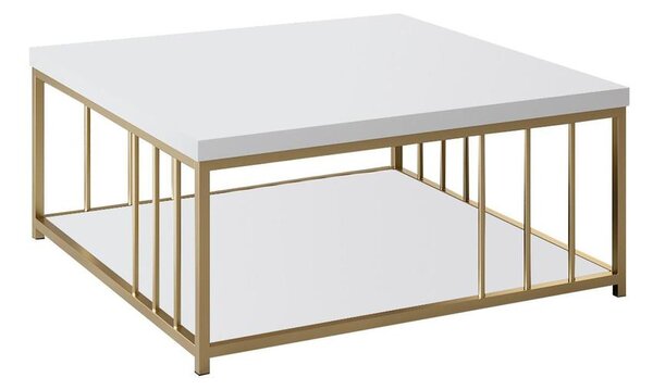 Dohányzóasztal Zenn - White, Gold