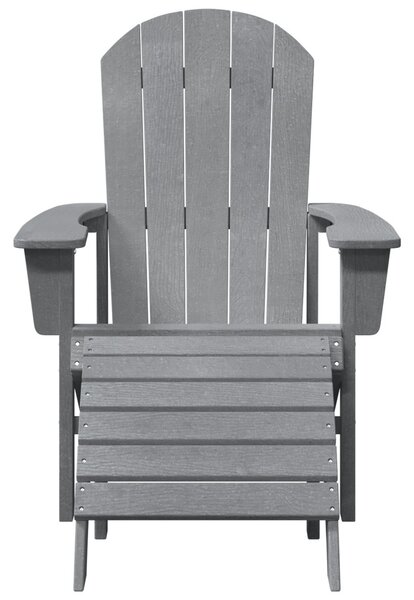 Adirondack szék Világosszürke 82 x 74 x 92 cm HDPE