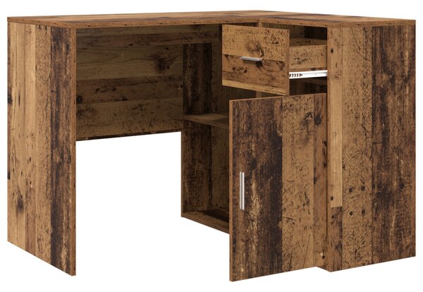 Sarokasztal Régi fa 102x88x75 cm Szerelt fa