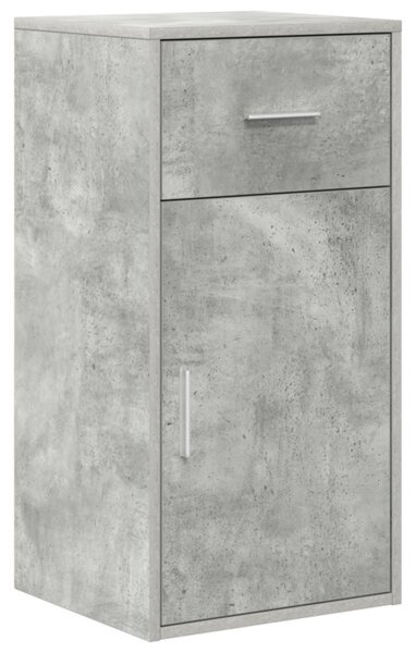 Sarokíróasztal fiókkal Beton Szürke 102 x 50 x 75 cm Faanyag