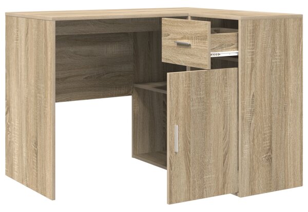 Sarokíróasztal fiókkal Sonoma tölgy 102 x 50 x 75 cm Faanyag