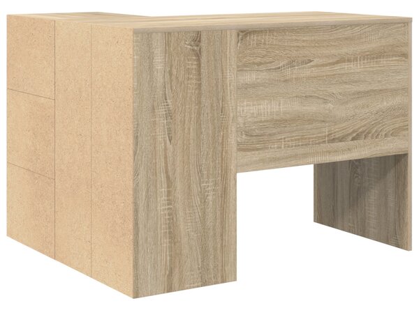 Sarokíróasztal fiókkal Sonoma tölgy 102 x 50 x 75 cm Faanyag