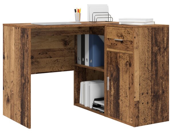 Sarokasztal Régi fa 102x88x75 cm Szerelt fa