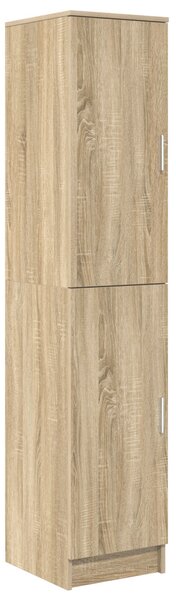 Tárolóval rendelkező íróasztal polcokkal 2 pcs Sonoma tölgy