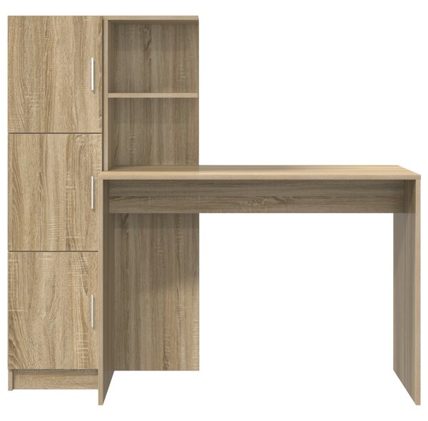 Asztal 2 pcs Sonoma tölgy