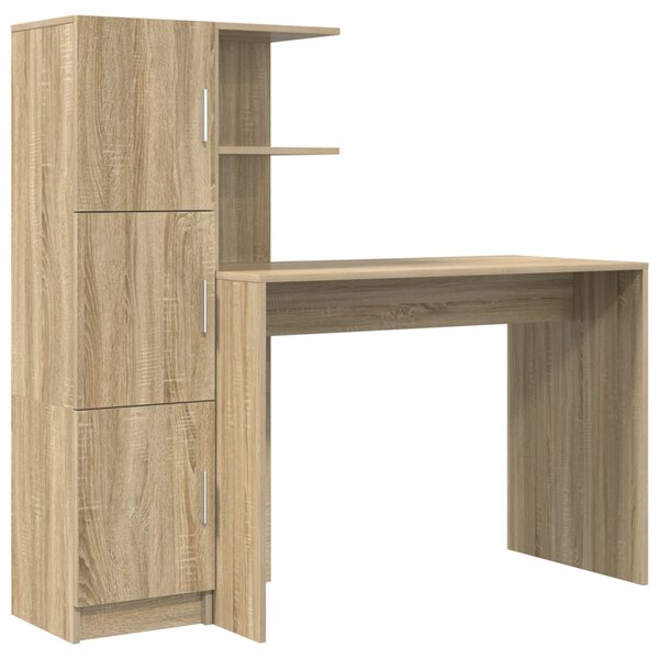 Asztal 2 pcs Sonoma tölgy