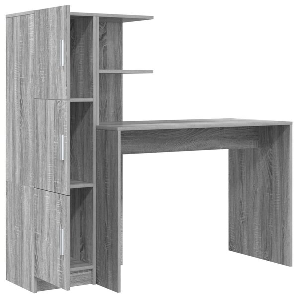 Asztal 2 pcs Szürke Sonoma